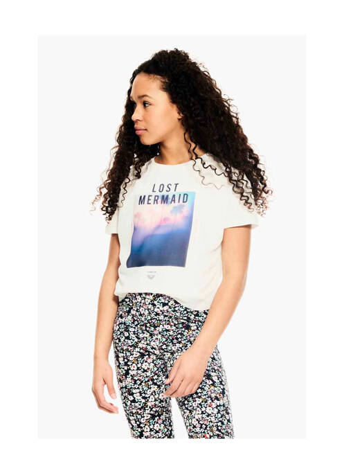 Tricou alb GARCIA fată