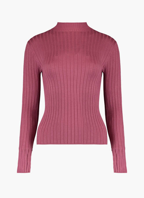 Pulover cu guler înalt roșu HAILYS femeie