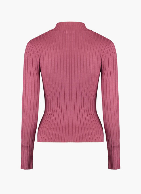 Pulover cu guler înalt roșu HAILYS femeie