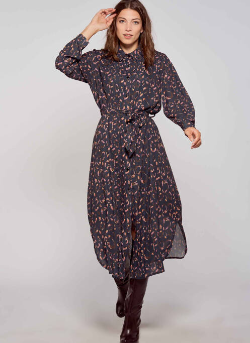 Rochie lungă albastru BELLITA femeie