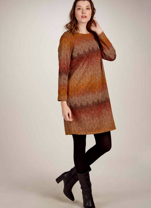 Rochie scurtă portocaliu BELLITA femeie