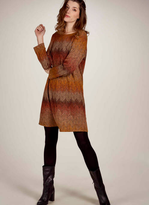 Rochie scurtă portocaliu BELLITA femeie