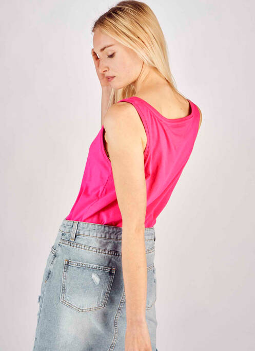 Tricou roz TOMMY HILFIGER femeie