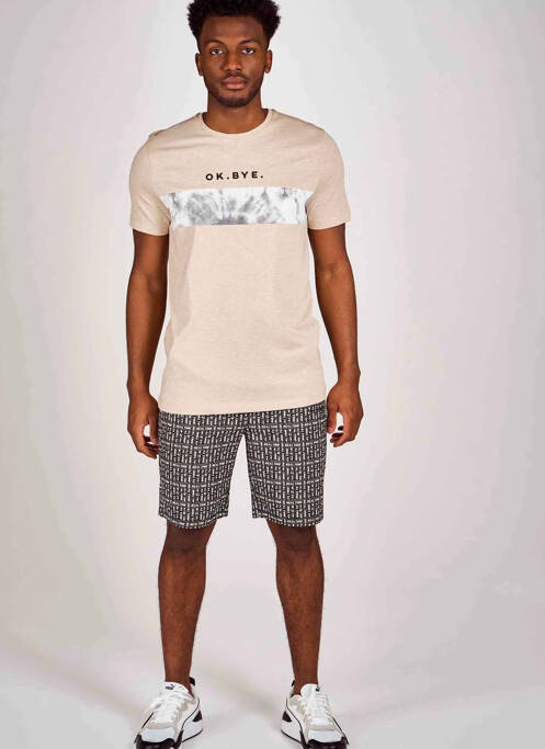 Șort negru DYJCODE BY DENNIS PRAET  bărbat