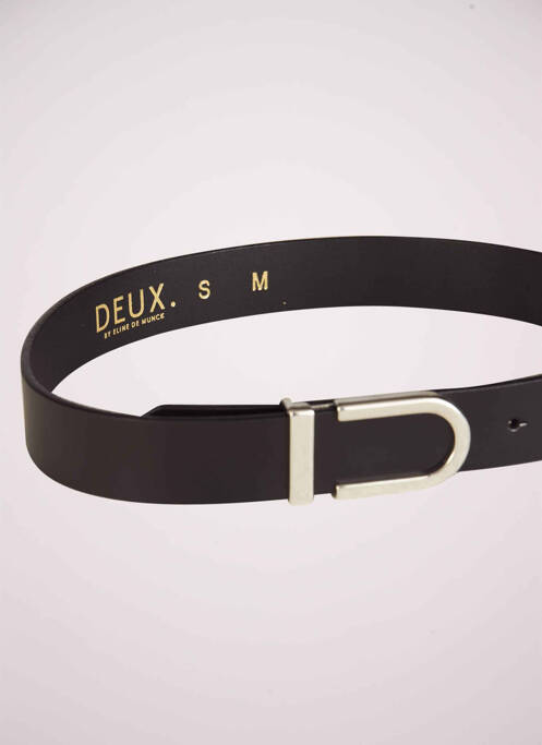 Curea negru DEUX. BY ELINE DE MUNCK femeie