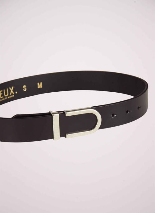 Curea negru DEUX. BY ELINE DE MUNCK femeie