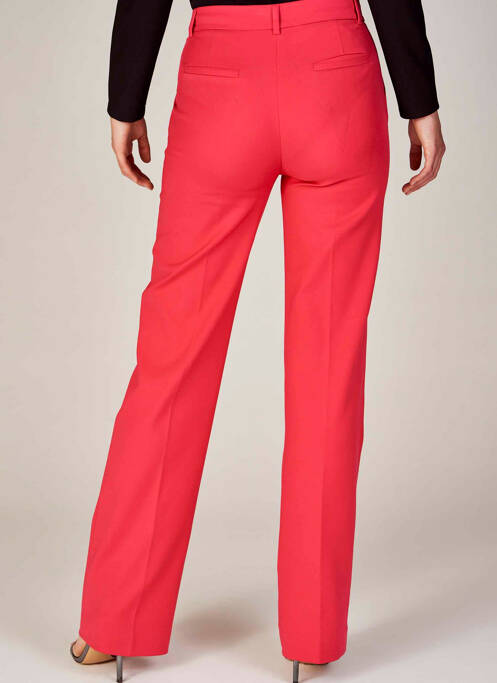 Pantalon drept roz DEUX. BY ELINE DE MUNCK femeie