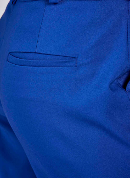 Pantalon drept albastru DEUX. BY ELINE DE MUNCK femeie