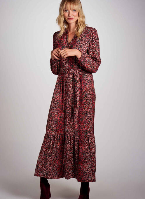 Rochie lungă roșu DEUX. BY ELINE DE MUNCK femeie