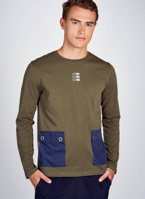 Tricou verde CEMI bărbat