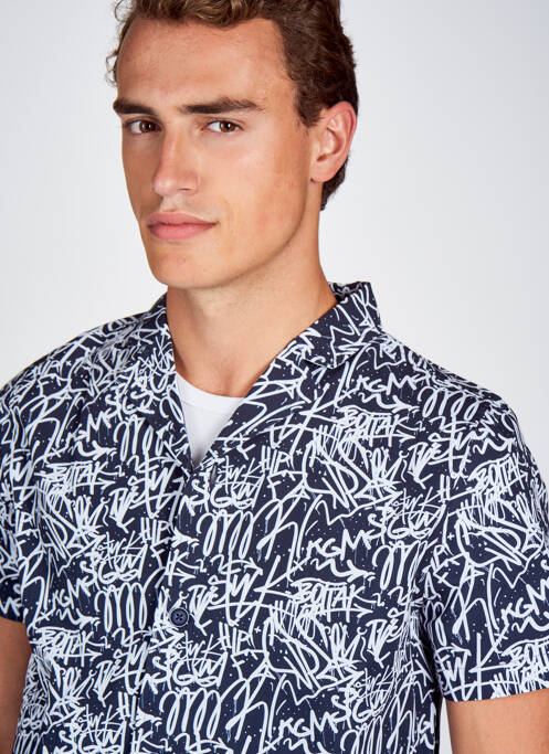 Cămașă cu mâneci scurte albastru CEMI bărbat