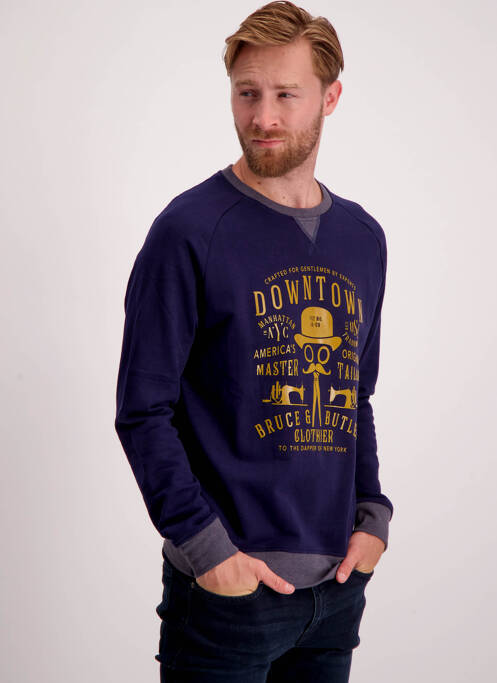 Hanorac albastru BRUCE & BUTLER  bărbat