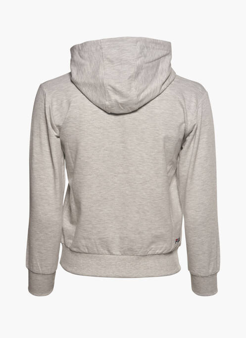 Hanorac cu glugă gri FILA fată