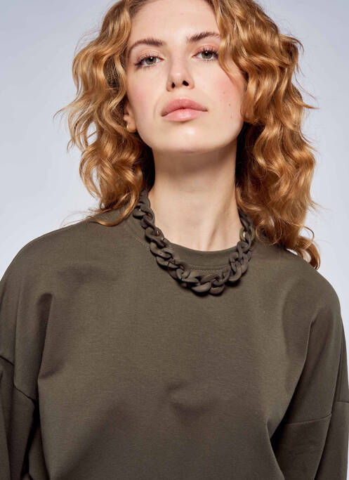 Hanorac verde PLEASE femeie