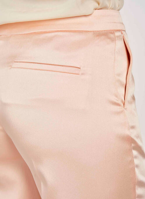 Pantalon drept roz FOUDRE BY AURELIE VAN DAELEN femeie