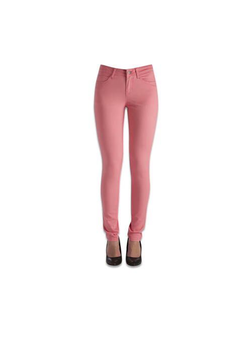 Pantalon slim roz PIECES femme