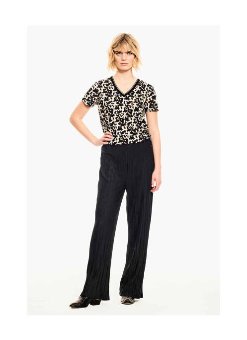 Pantalon evazat negru GARCIA femeie