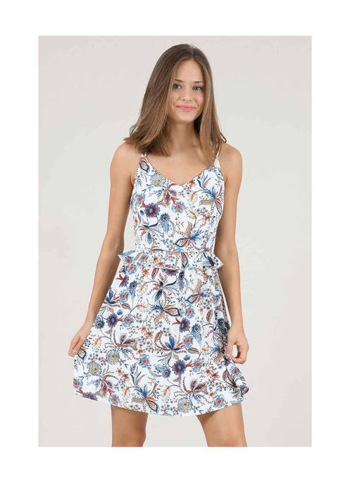 Rochie scurtă alb MOLLY BRACKEN femeie