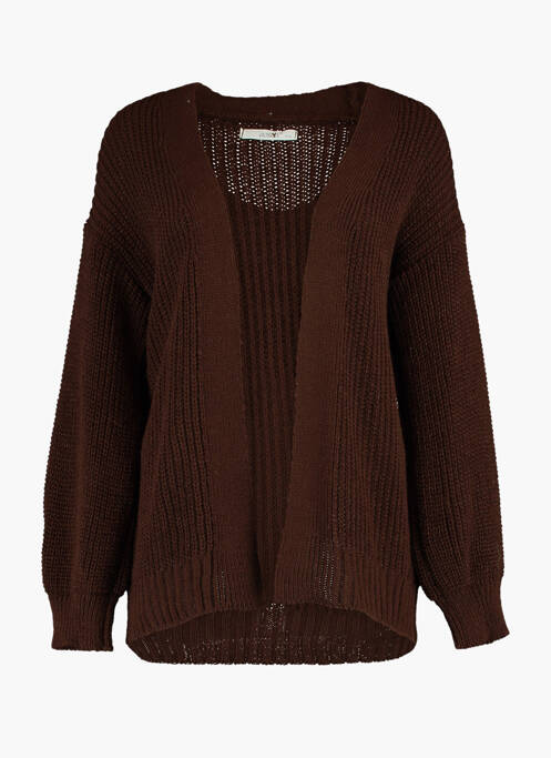 Vestă cu mâneci lungi maro HAILYS femeie