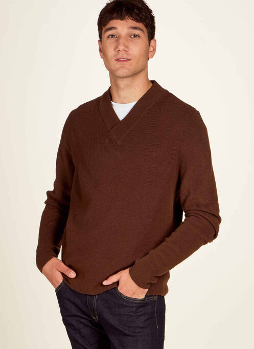 Pulover maro LE FABULEUX MARCEL DE BRUXELLES bărbat