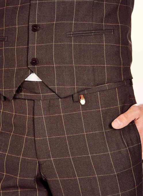 Pantalon chino maro LE FABULEUX MARCEL DE BRUXELLES bărbat