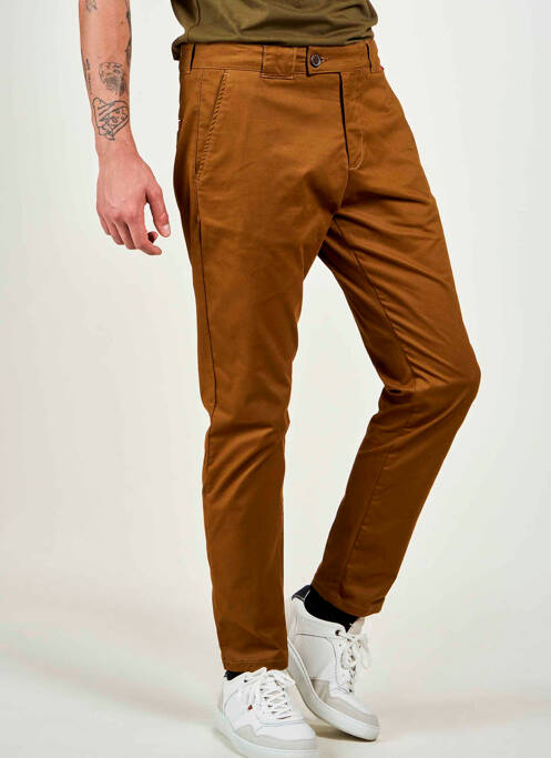 Pantalon chino maro LE FABULEUX MARCEL DE BRUXELLES bărbat