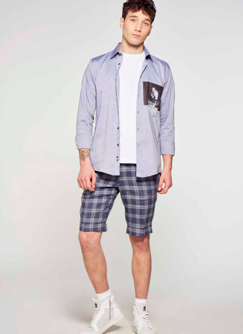 Cămașă cu mâneci lungi albastru LE FABULEUX MARCEL DE BRUXELLES bărbat