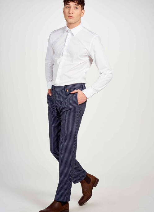 Pantalon chino albastru LE FABULEUX MARCEL DE BRUXELLES bărbat