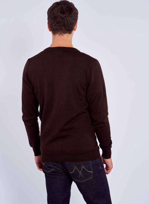 Vestă cu mâneci lungi maro LE FABULEUX MARCEL DE BRUXELLES bărbat