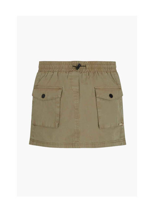 Fustă scurtă verde GUESS fată