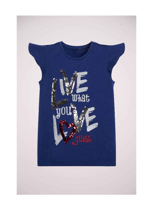 Tricou albastru GUESS fată