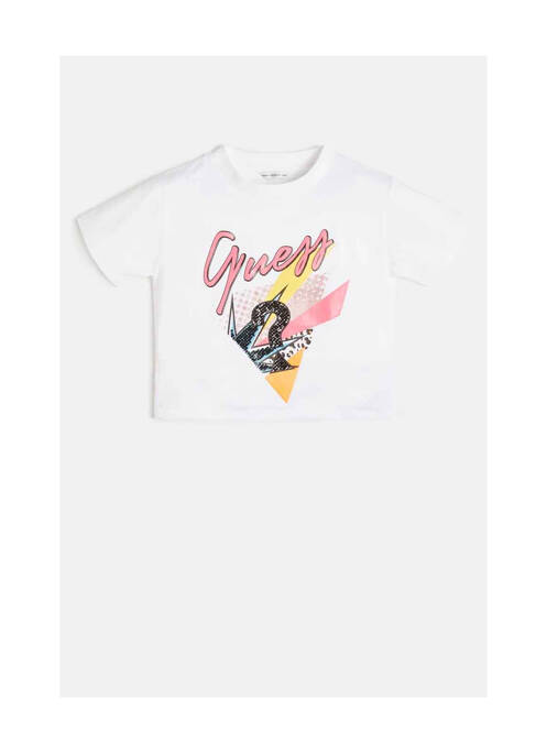 Tricou alb GUESS fată