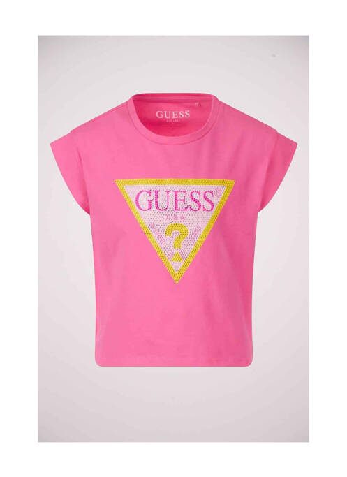 Tricou roz GUESS fată