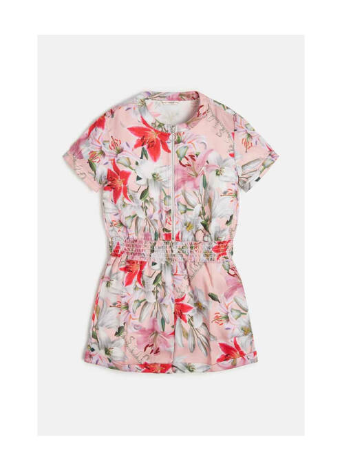 Salopetă scurtă roz GUESS fată