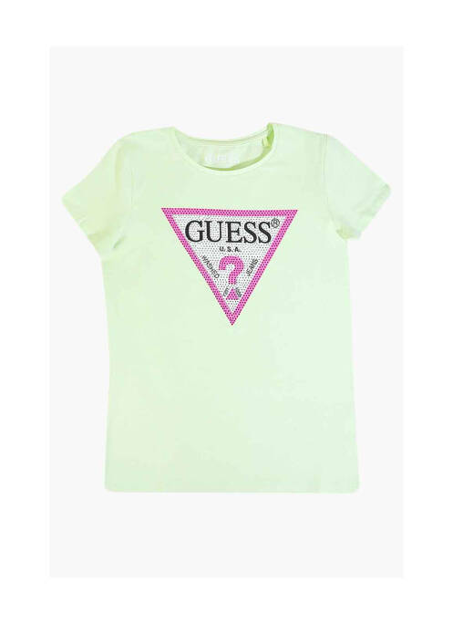 Tricou verde GUESS fată