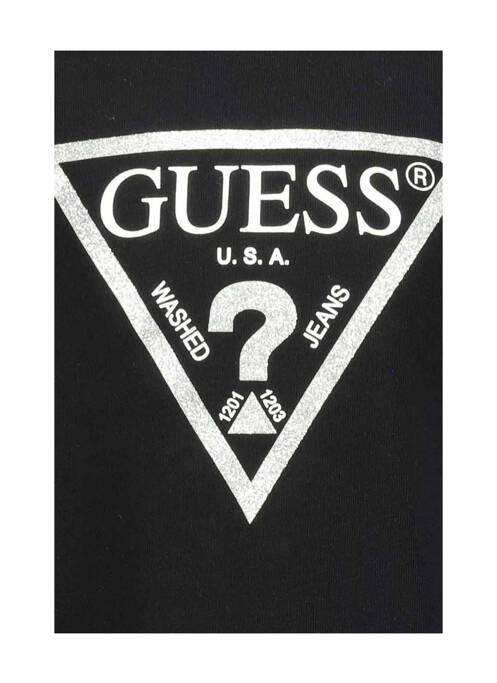 Hanorac negru GUESS fată