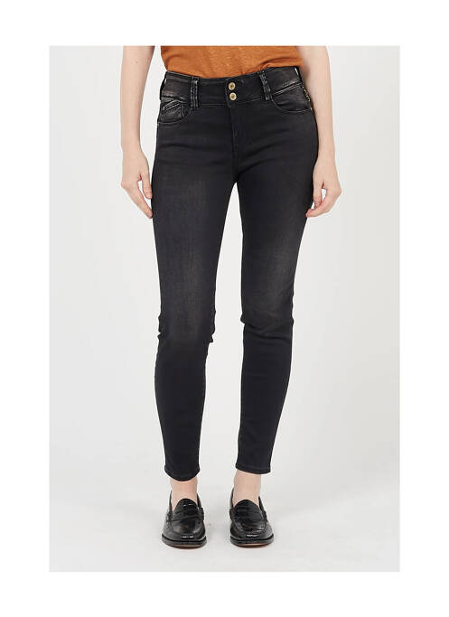 Blugi skinny negru LE TEMPS DES CERISES femeie