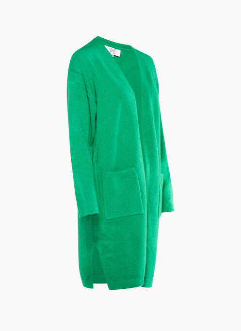 Vestă cu mâneci lungi verde MILLENIUM femeie