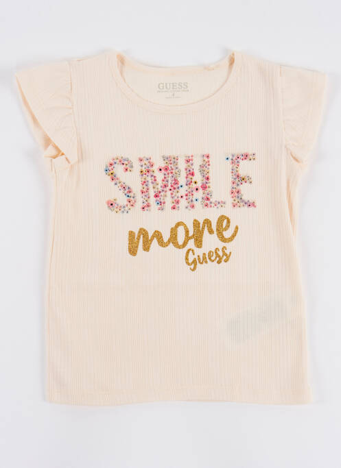 Tricou alb GUESS fată