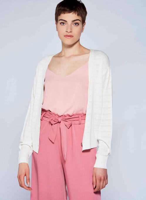 Vestă cu mâneci lungi bej BELLITA femeie