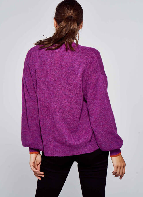 Vestă cu mâneci lungi violet BELLITA femeie