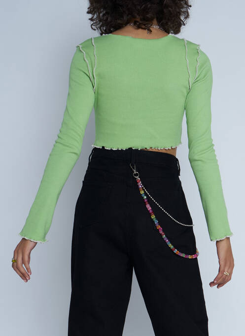 Blugi cu croială dreaptă negru DAISY STREET femme