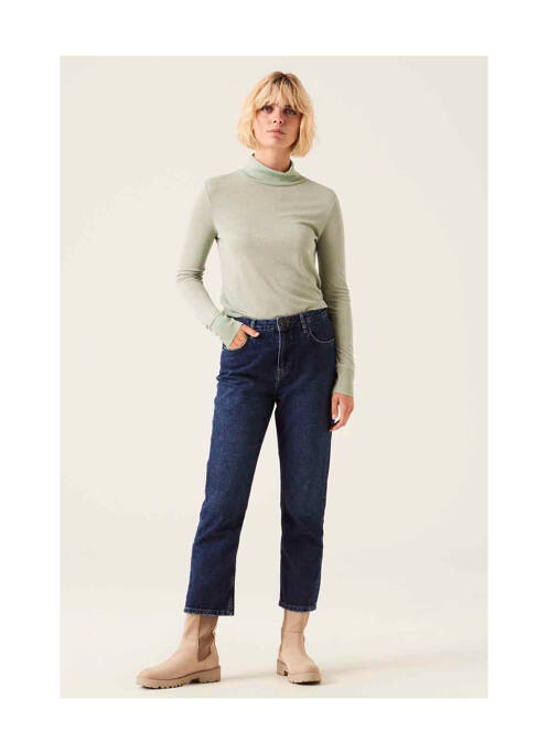 Pulover cu guler înalt verde GARCIA femeie