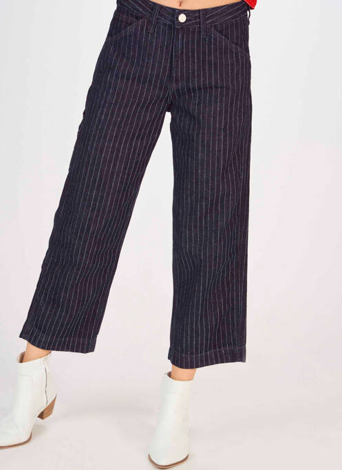 Blugi cu croială largă albastru LEE femeie