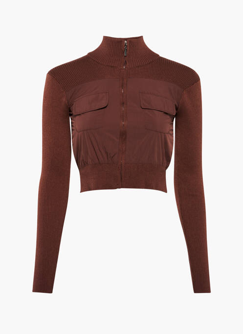 Vestă cu mâneci lungi maro DAISY STREET femeie