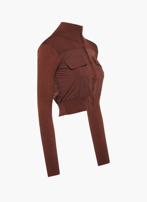 Vestă cu mâneci lungi maro DAISY STREET femeie