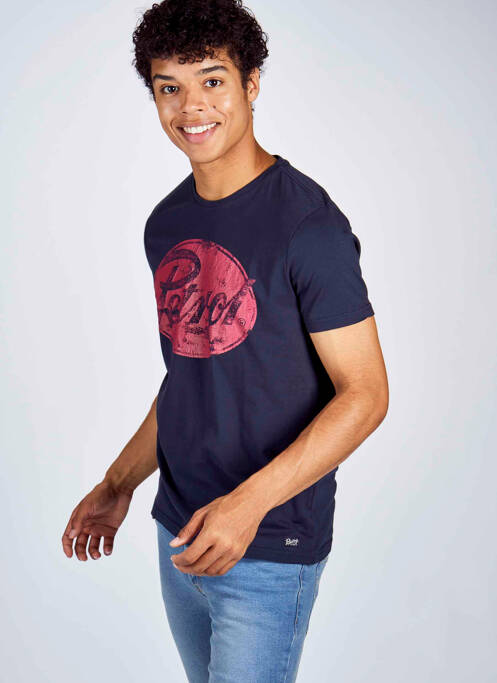 Tricou albastru PETROL INDUSTRIES bărbat