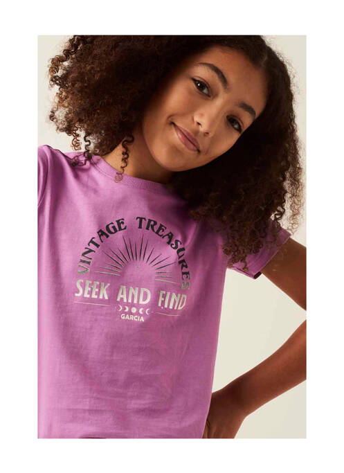 Tricou violet GARCIA fată