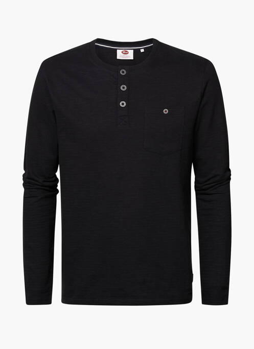 Tricou negru PETROL INDUSTRIES bărbat