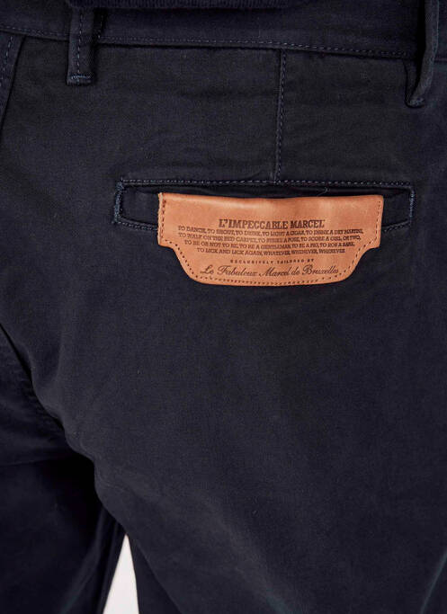 Pantalon chino albastru LE FABULEUX MARCEL DE BRUXELLES bărbat